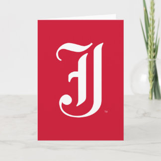 Cartão Letra JSU Clássica da Universidade Estadual de Jac