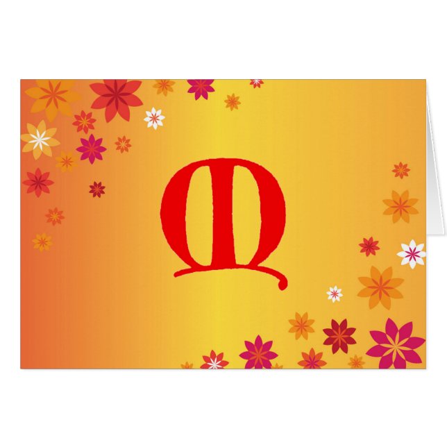 Cartão Letra M (Frente Horizontal)