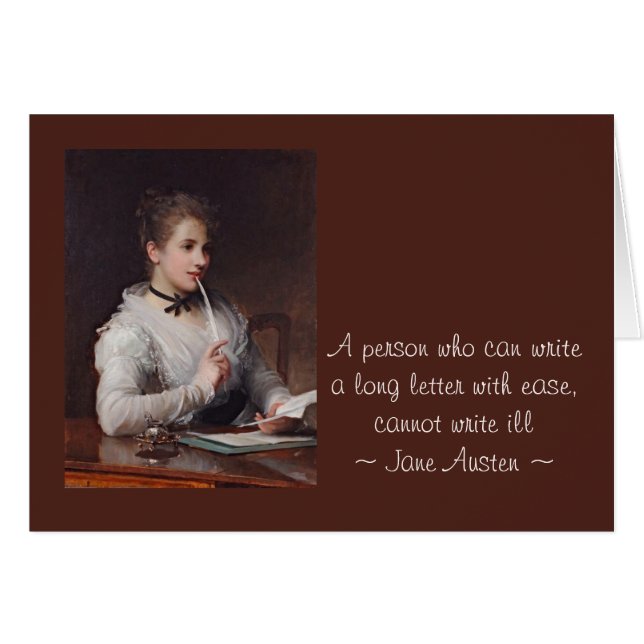 Cartão Letras da escrita (Frente Horizontal)