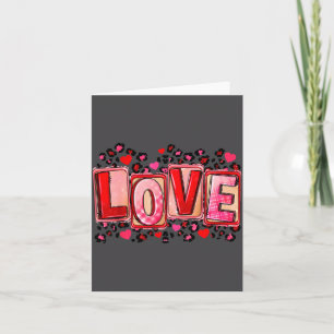 Cartão Letras de Amor Onça Dia Rosa do Vale dos Namorados