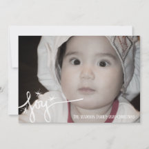 Letras Desenhadas à Mão Feliz Natal Alegria Floco