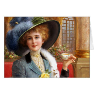 Cartão Letras Falsas E Chá