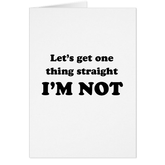 Cartão Lets obtem um hetero da coisa (Frente)