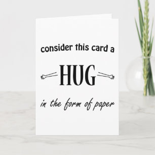 Cartão Letterpress Sympathand Incenagement - Paper Hug