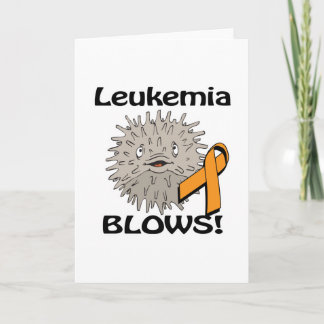 Cartão Leukemia Blows Awareness Design
