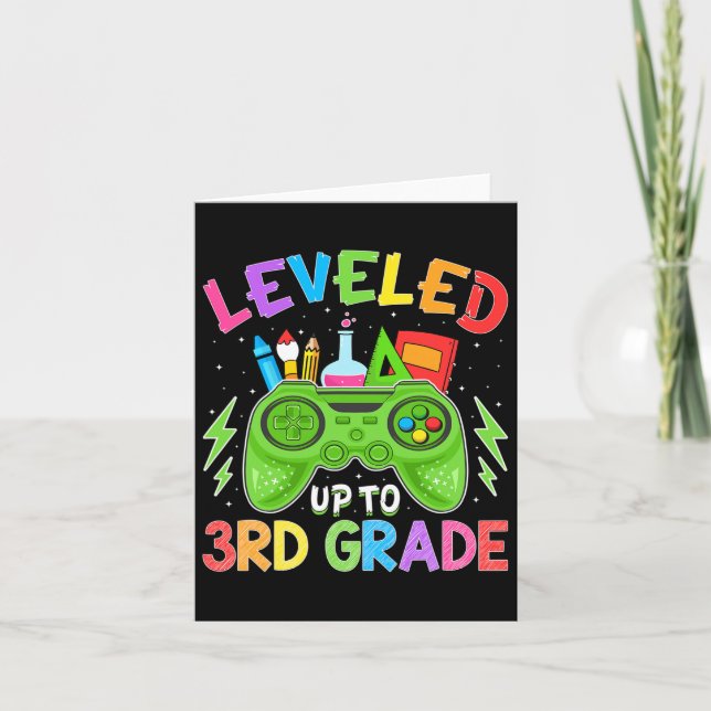 Cartão Levado Até 3º Grau De Gamer Ck Para School First D (Frente)