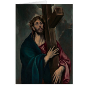 Cartão Levando a cruz