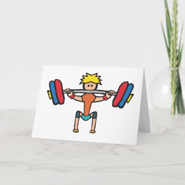 Cartão Levantamento de peso (Frente)