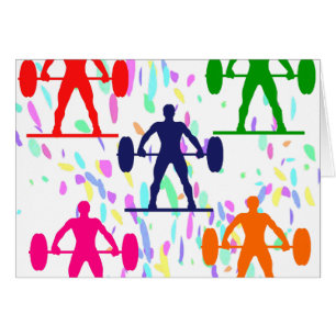 CARTÃO LEVANTAMENTO DE PESO