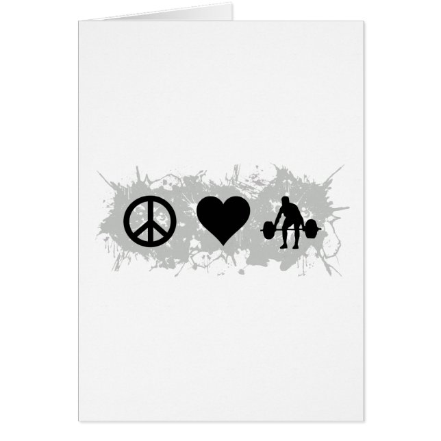 Cartão Levantamento de peso 1 (Frente)