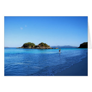 Cartão Levante A Embarcação, A Baía De Tronco, E.U.A.