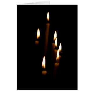 Cartão Leve velas