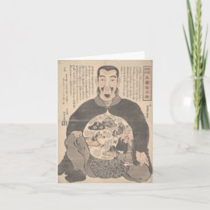 Cartão Levels of social status - notecard