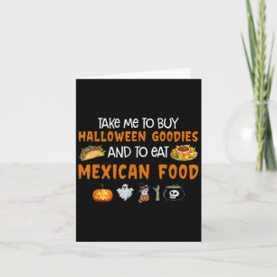 Cartão Levem-Me A Comprar De Gaiústias De Halloween E A C