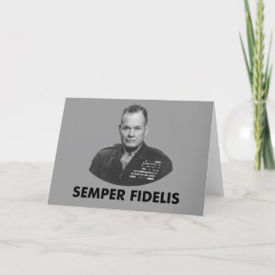 Cartão Lewis "Chesty" Puller