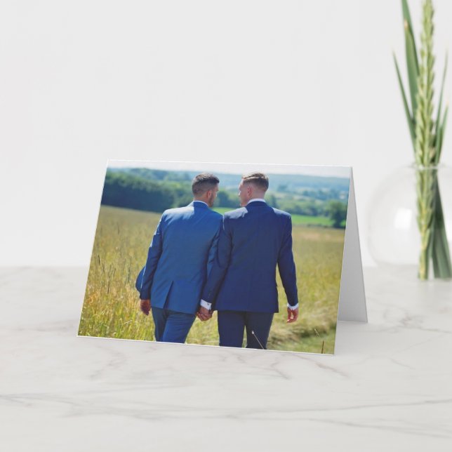 Cartão LGBT On Our Journey (Frente)