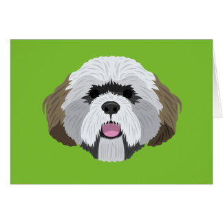 Cartão Lhasa Apso