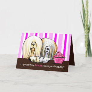 Cartão Lhasa Birthday Fun