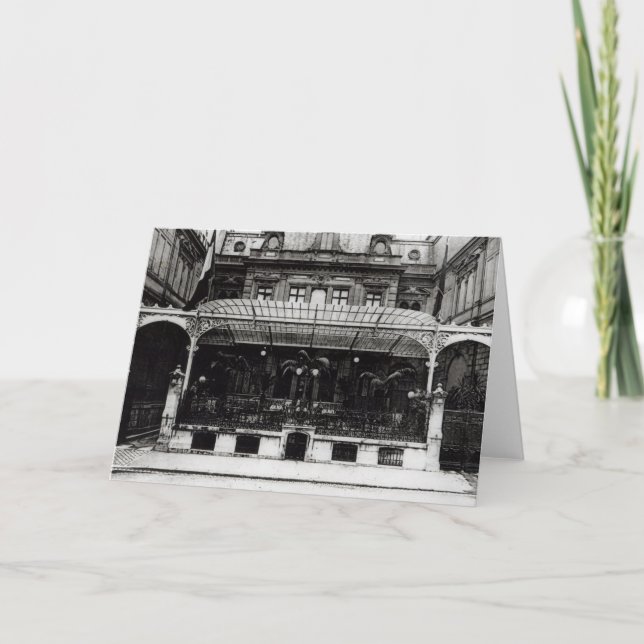 Cartão L'Hotel de Paiva on the Champs-Elysees (Frente)