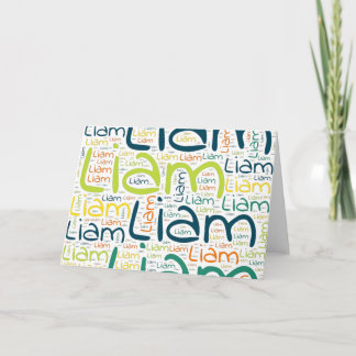 Cartão Liam