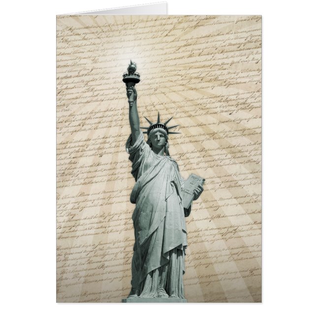 Cartão Liberdade Ama A Constituição (Frente)