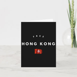 Cartão Liberdade para a democracia em Hong Kong agora #fr