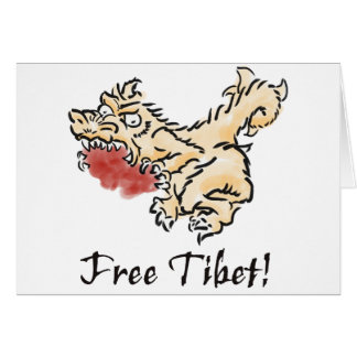 Cartão Liberte o Tibete!