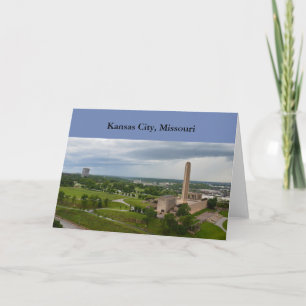 Cartão Liberty Memorial and BMA Building, Kansas City, MO