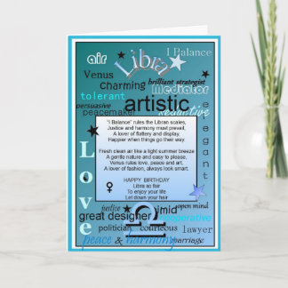 CARTÃO LIBRA BIRTHDAY