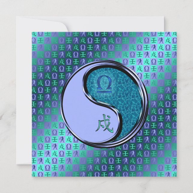 Cartão Libra & Water Dog (Frente)