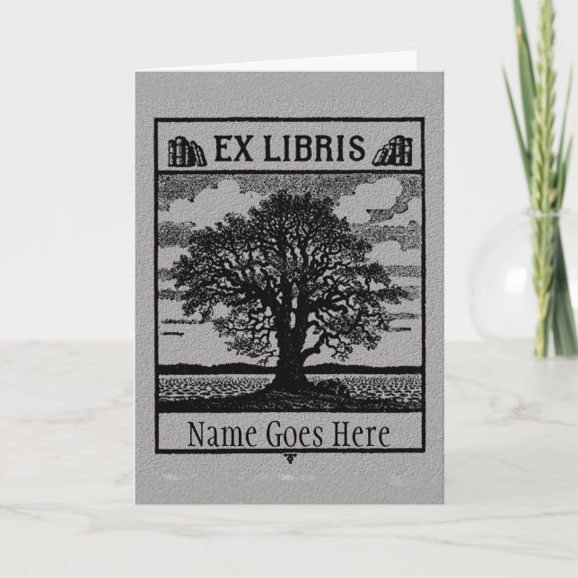 Cartão libris ex clássico - Vazio ou Mensagem (Frente)