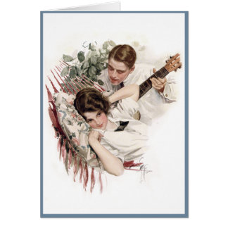 Cartão Lição da guitarra