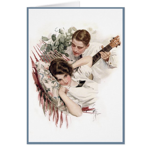 Cartão Lição da guitarra (Frente)