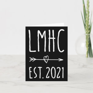 Cartão Licensed Mental Health Advisory 2024 Graduat Da Lm