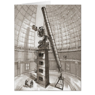 Cartão Lick Telescope 1889