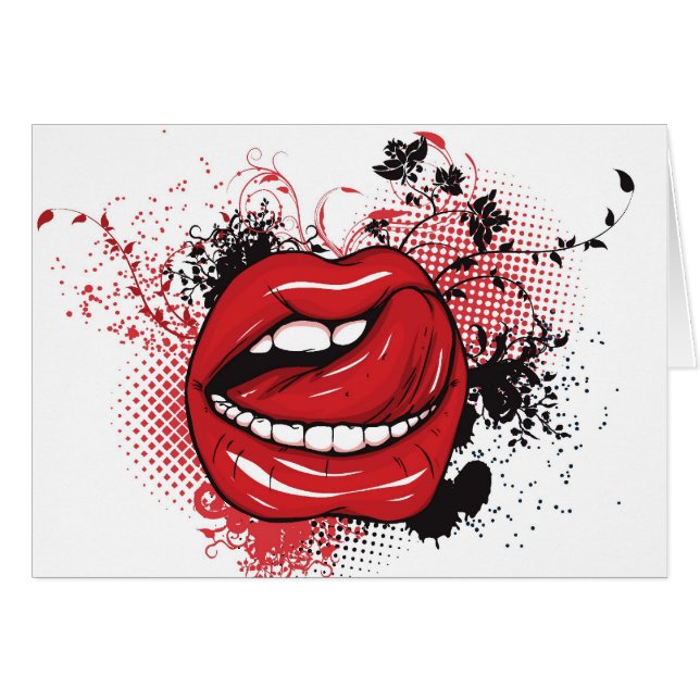 Cartão Lickin' Good (Frente Horizontal)