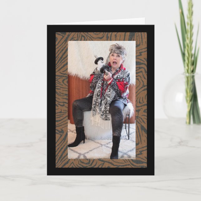 Cartão Lidar com três coisas diz tudo (Frente)