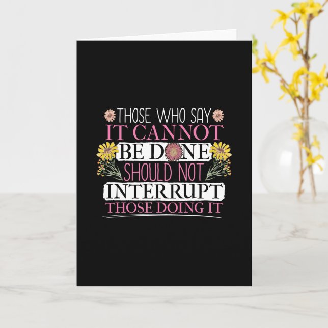 Cartão Líder Feminina Empoderada (Flor Amarela)