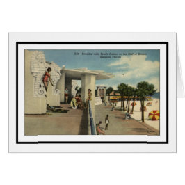Cartão Lido Beach Casino Sarasota, Florida