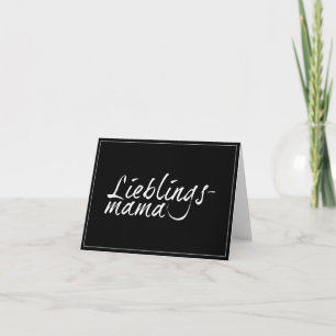 Cartão Lieblingsmama - branco 00001