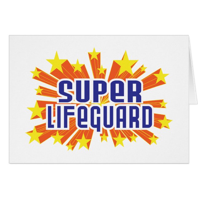 Cartão Lifeguard super (Frente Horizontal)