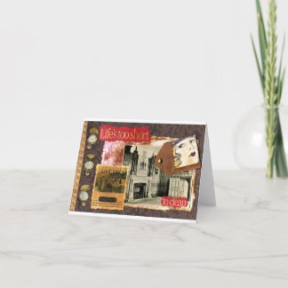 Cartão Life's Too Short to Clean Notecard