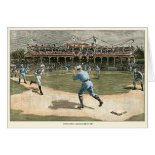 Cartão Liga Nacional de Beisebol 1886