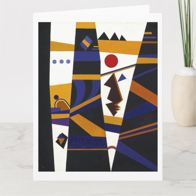 Cartão Ligação de Kandinsky, 1932 (Frente)