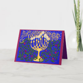 Cartão Light Filled Hanukkah Card