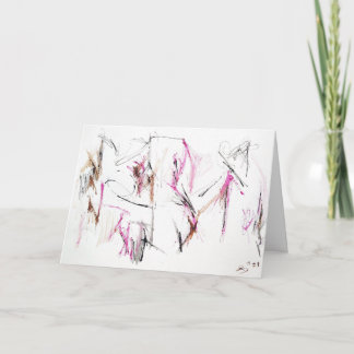 Cartão "Light of Love" de expressão abstrato