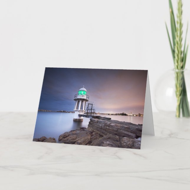 Cartão Lighthouses | Cremorne Point Lighthouse Australia (Frente)