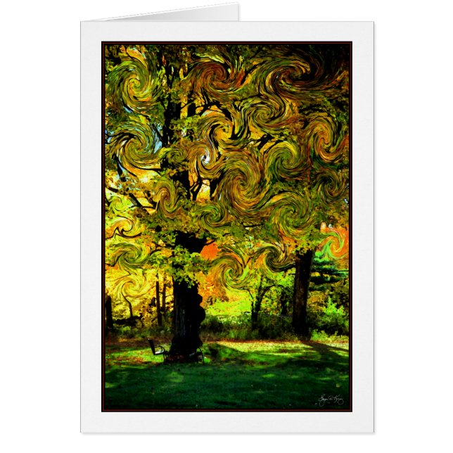 Cartão Lightplay nas folhas (Frente)