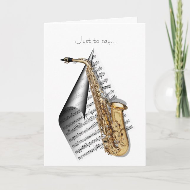 Cartão Like a father to me... (Frente)