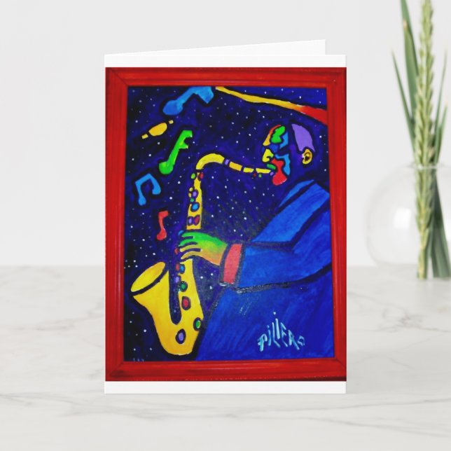 Cartão Like Jazz Man by Piliero (Frente)